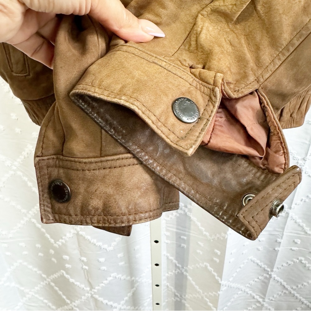 🪩 294. Vintage MEMBERS ONLY | Mens brown suede bomber jacket size 42 - Picture 13 of 13